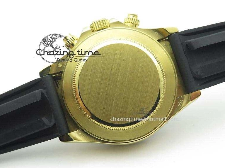 Maker Black A7750@6 Rubber BP Markers Sticks Daytona Gold Strap On Dial Subdial YG 0503